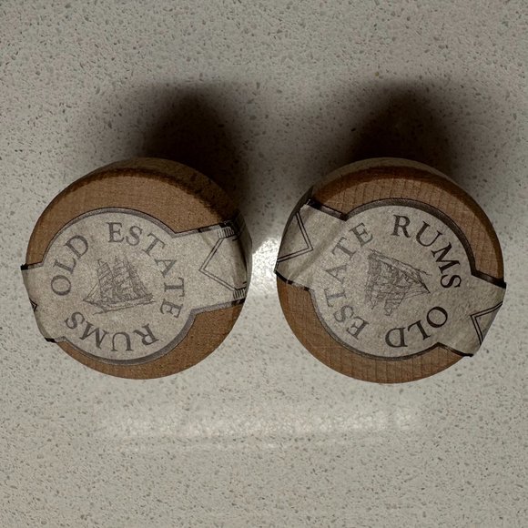 BOTANY BAY 2 Empty Rum Bottles from St. Thomas for Crafting - Picture 12 of 12